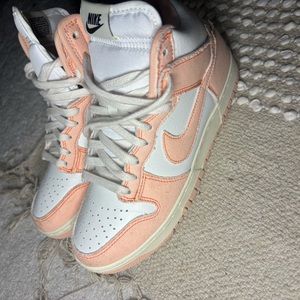 Peach Jordan ones